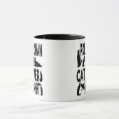 女性警官が猫を愛する マグカップ (中央)