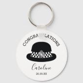 女性警察官おめでとう キーホルダー (正面)