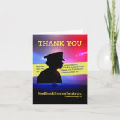 女性警察官に対して宗教的に感謝 カード (正面)