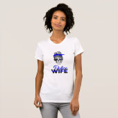 女性警察官の妻Tシャツ Tシャツ (正面フル)
