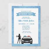 女性警察官の退職パーティの招待状 招待状 (正面)