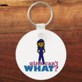 女性警察官 キーホルダー (正面)