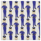 女性警察官 ファブリック (見本)