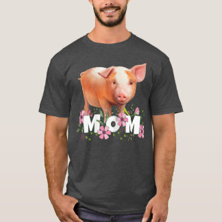 女性豚ママかわいい若い豚の動機5733 Tシャツ