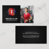 女性走のトレッドミル 名刺 (正面/裏面)