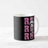 女性走トリートロン コーヒーマグカップ (正面右)