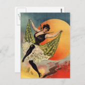 女性踊りアットカバレ ポストカード (正面/裏面)