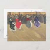 女性踊りザ・カン ポストカード (正面/裏面)