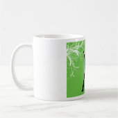 女性踊りマグカップ コーヒーマグカップ (左)