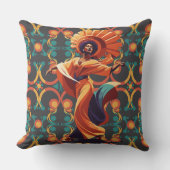 女性踊り クッション (正面)