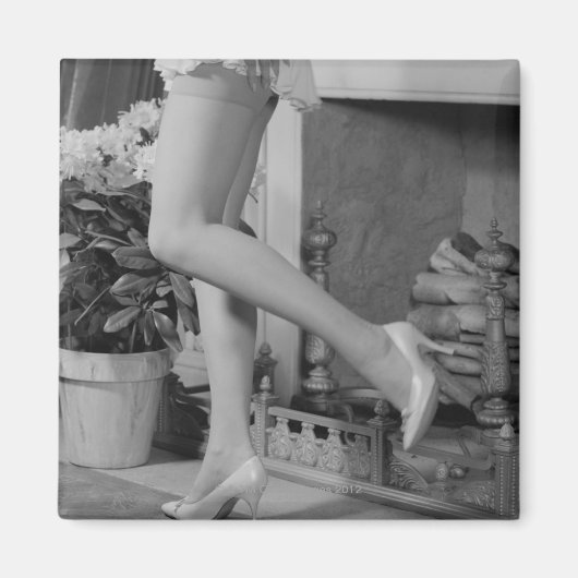 女性踊り マグネット (正面)