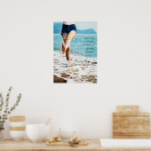 女性蹴り水カイロプラクティックポスター ポスター (キッチン)