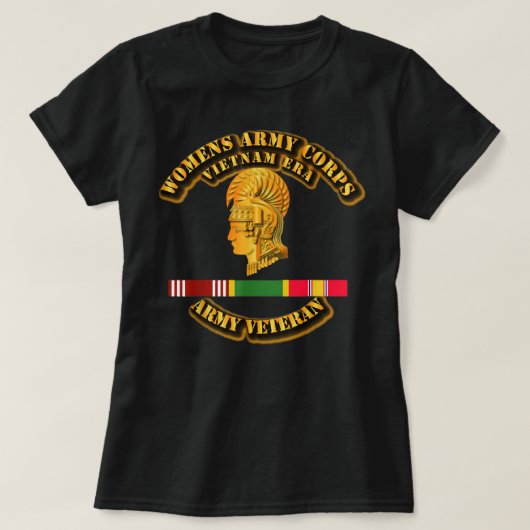 女性軍団ベトナム時代退役軍人母の日G Tシャツ (デザイン正面)