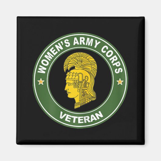 女性軍団退役軍人シャツ女性軍団 マグネット (正面)