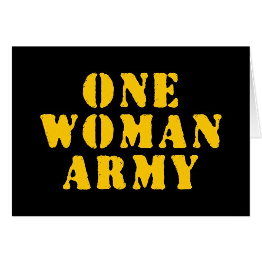 女性軍用カード1枚 (正面横)