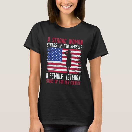 女性退役軍人宇佐 Tシャツ (正面)