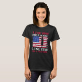 女性退役軍人宇佐 Tシャツ (正面フル)