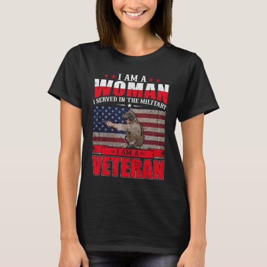 女性退役軍人 Tシャツ (正面)