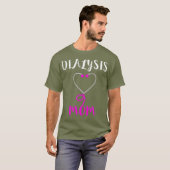 女性透析ママ看護師聴診器看護 Tシャツ (正面フル)