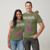 女性透析ママ看護師聴診器看護 Tシャツ (ユニセックス)