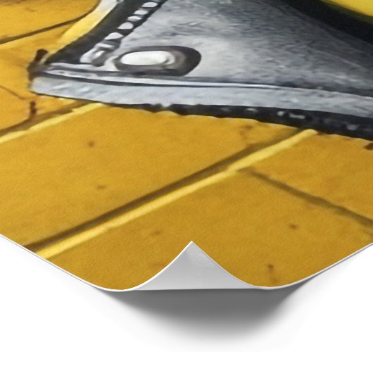 女性通りアートポートレートAI生成 ポスター (角)