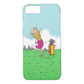 女性遊ゴルフ Case-Mate iPhoneケース (裏面)