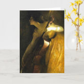 女性遊チェロ カード (黄色い花)