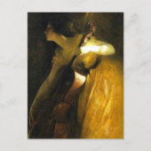 女性遊チェロ ポストカード (正面)