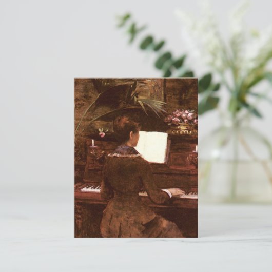 女性遊ピアノ (スタンド正面)