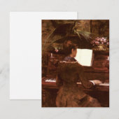 女性遊ピアノ (正面/裏面)