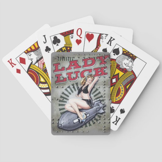 女性運の第2次世界大戦カード トランプ (裏面)