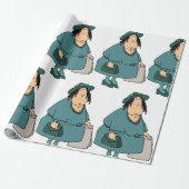 女性運バッグ ラッピングペーパー (アンロールド)