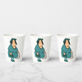 女性運バッグ 紙コップ