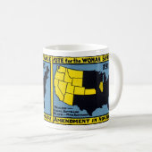 女性選挙権のための1915投票 コーヒーマグカップ (正面右)