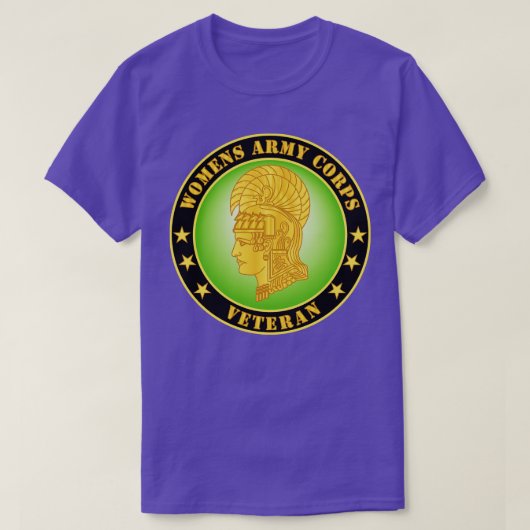 女性部隊退役軍人 Tシャツ (デザイン正面)