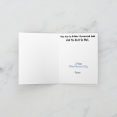 女性郵便局員サンキューカード カード (内部)