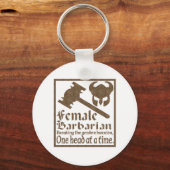 女性野蛮人 キーホルダー (正面)