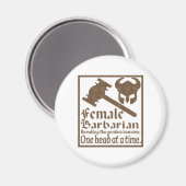 女性野蛮人 マグネット (正面/裏面)