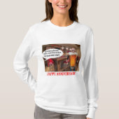 女性長袖ティー。ハッピーアニバーサリーorang tシャツ (正面)