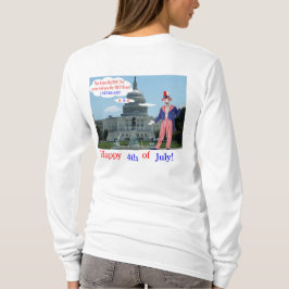 女性長袖ティー。ハッピー4th.ラット/アンクレイサム tシャツ