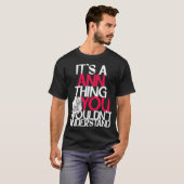 女性限定 アンのこと理解できないでしょ Tシャツ (正面フル)