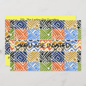 女性集まりINVITATION-INFORMAL及びおもしろい 招待状 (正面/裏面)