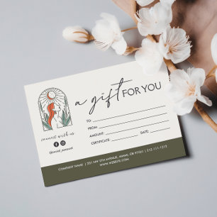 女性離れの月のアーチの贈り物