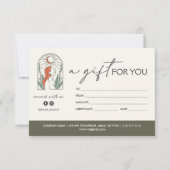 女性離れの月のアーチの贈り物 (正面)