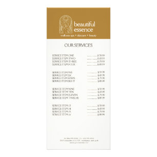 女性離れムーンアーチSKINCAREウェルネスデイスパ ラックカード