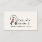 女性離れムーンアーチSKINCAREウェルネスデイスパ 名刺 (正面)