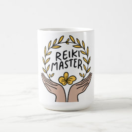女性霊気マスター。 コーヒーマグカップ