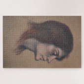 女性頭部の勉強（Evelyn De Morgan著） ジグソーパズル (横)