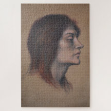 女性頭部の勉強（Evelyn De Morgan著）