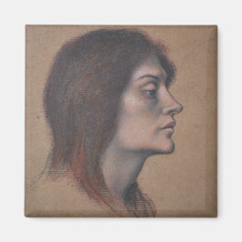 女性頭部の勉強（Evelyn De Morgan著） マグネット